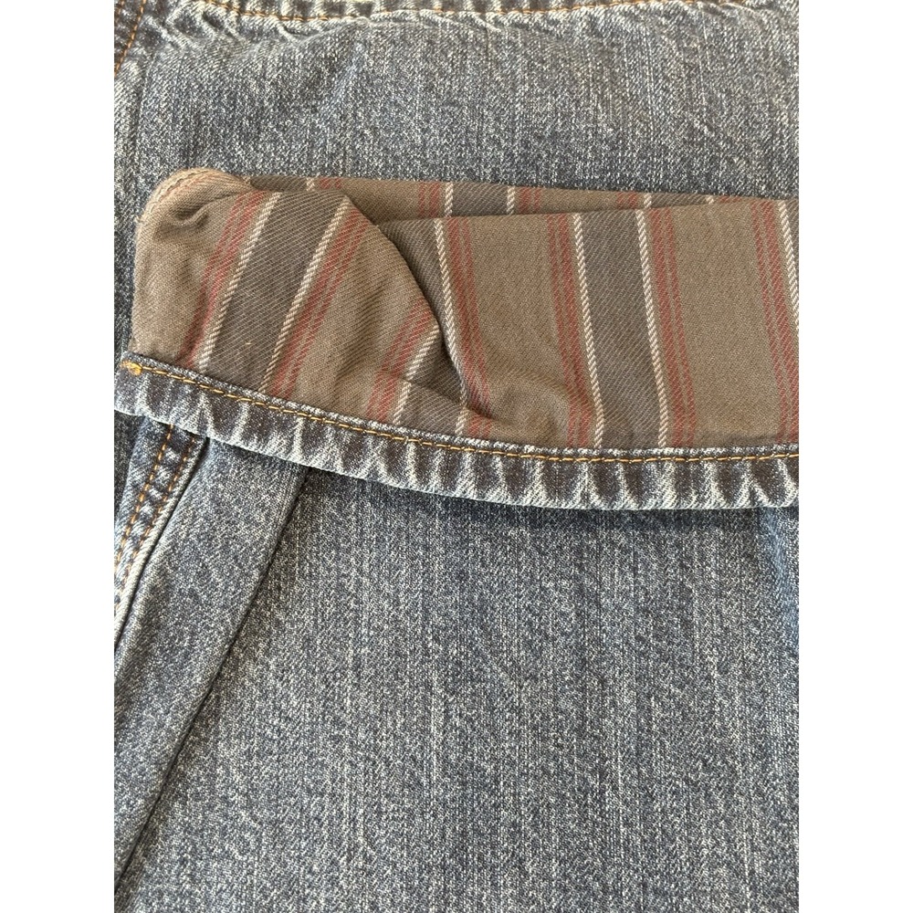 New Carhartt Fleece Lined Relaxed Fit 5-Pocket 36 x 32 Men's Jeans BD4942-M Work - Picture 3 of 9